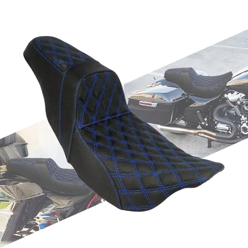 HCmotorku One-Piece Two-Up Seat Fit for Harley Touring 2009-2023 by HCmotorku - Used condition - US$75.90