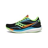 Saucony Men's Endorphin Speed, Black/Multi, 10 Medium