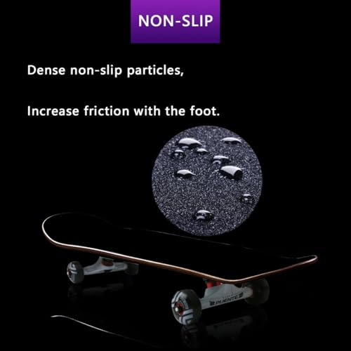 JRASJNI Custom Scooter Grip Tape with Image Text Logo, Personalized Skateboard Stickers Waterproof, Custom Skateboard Grip Tape with Pattern Picture, Customize 9x33 Skateboard Grip Tapes, BlankBlack