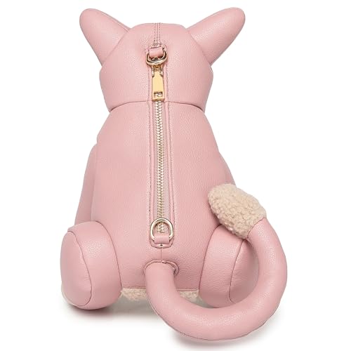 Image of Women PU Leather Unique Novelty Animal Shape Detachable Strap Crossbody Shoulder Bag Handbag Purse for Girls
