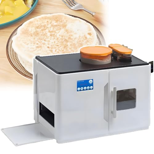 QuinteZhenTially Roti Maker Machine - Automatic Flatbread & Tortilla Maker for Chapati, Dosa & More, One-Touch Operation for Up to 20 Pieces