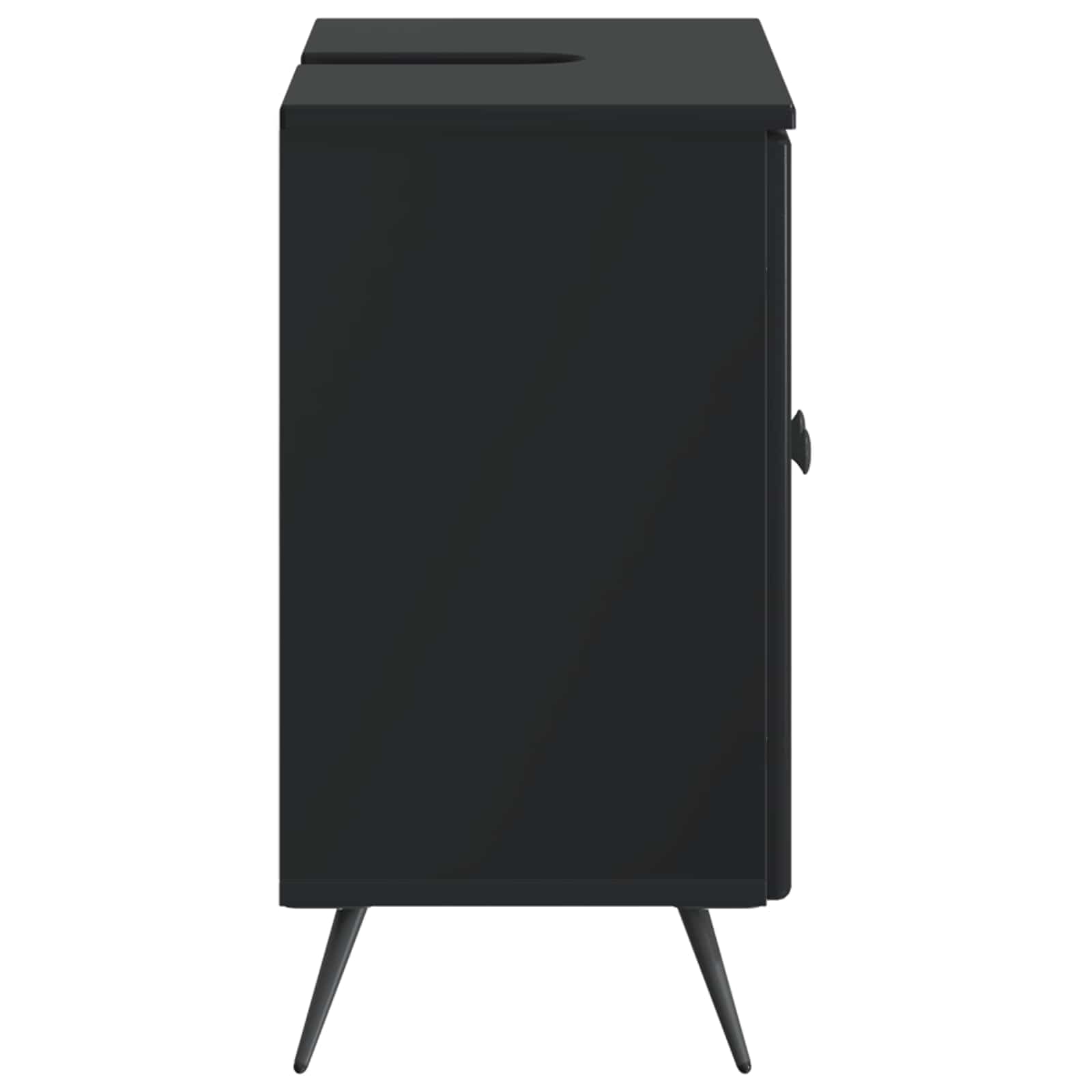 Mobile per lavabo da bagno BREDA Nero 59,5 x 31,5 x 59 cm
