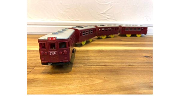 希少◇プラレール EC20 通勤特急 (阪急6300系) 4両編成☆昭和/レトロ