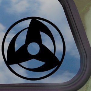 Naruto Black Decal Kakashi's Mangekyo Sharingan Car Sticker