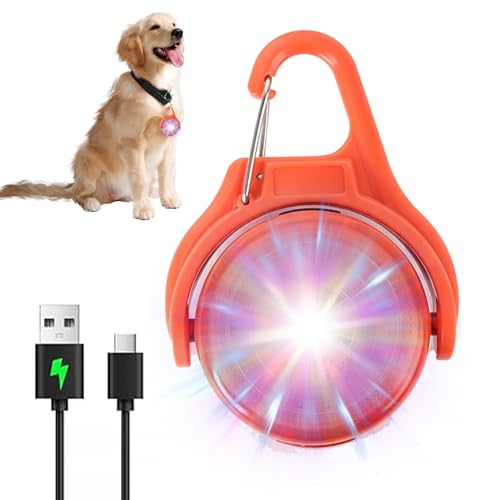 [PudogyPaws] ���p LED ���C�g 4 ���[�h �[�d�� ��փ��C�g IPX4 �h�� 4 �i�K�_���ؑ� �N���b�v�� ���y�ʃR���p�N�g �L�����p ��̂��U�� �L�����v �n�C�L���O �A�E�g�h�A(�I�����W���b�h)