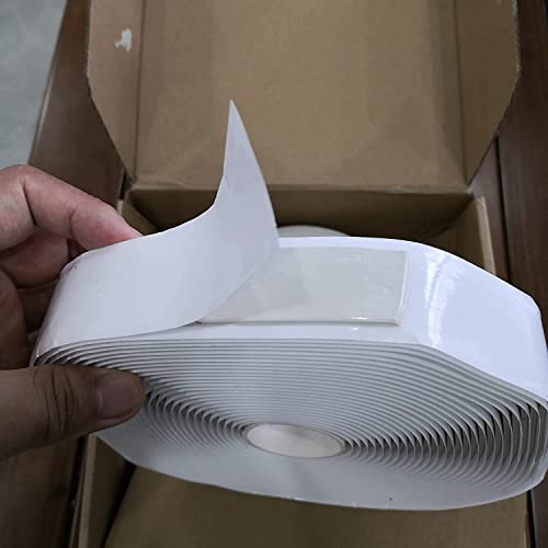 Llpt Butyl Seal Putty Tape White 2 Pack 1 Inch X 33 Feet For Leak Proof Rv Repair Window Glass Boat Sealing Roof Pipe Patching(Wst232) #TOP6