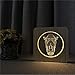 Produktbild 3D LED Arylic Wooden Night Lamp Table Light Switch Control Carving Lamp for Children's Back School Decor Gift