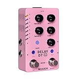 MOOER Guitar Delay Effect Pedal with14 different types Delay Authentic Vintage and Modern Delay Effe