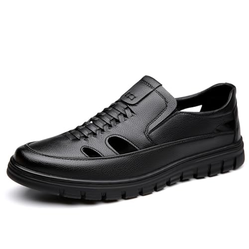 Men's Slip-On Leather Derby Oxford Shoes Oxford Shoes Business Party Formal Shoes Men Loafers Flats Breathable Sport Outdoor Footwear