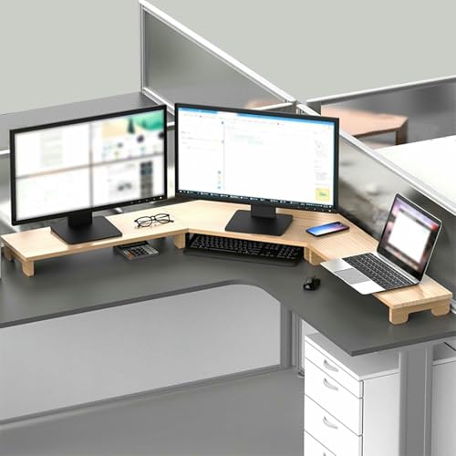Support d'angle pour 3 écrans résolvant le manque d'espace de bureau - 2