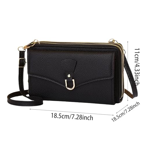 Sac en cuir fermeture éclair de style intemporel avec finitions soignées - 4