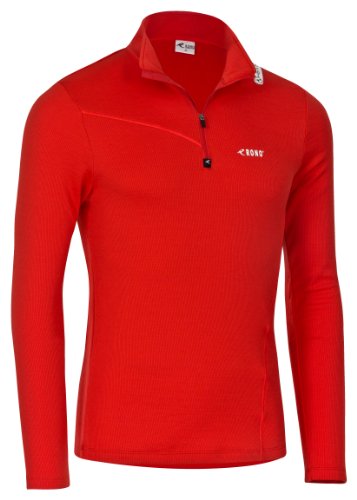 T-Shirt zippé à manches longues homme Rono idéal pour le running en hiver
