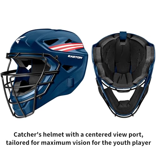 Image of Easton | Black Magic 3.0 Youth Baseball Catcher Gear Set | Helmet, Chest Protector & Leg Guards | Multiple Sizes /Colors
