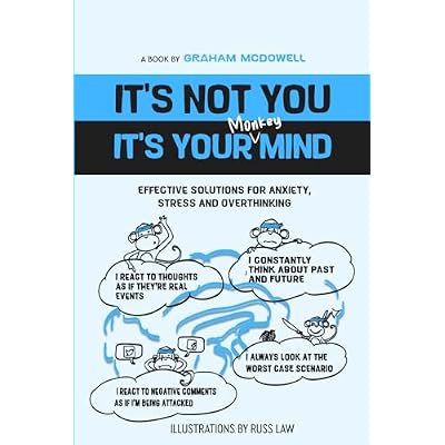 It's Not You, It's Your Mind: Simple Solutions For Anxiety, Stress And Overthinking. Includes Hypnosis Audio Tracks And Mindfulness Technique Coaching Videos