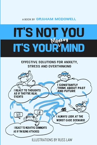 It's Not You, It's Your Mind: Simple Solutions For Anxiety, Stress And Overthinking. Includes Hypnosis Audio Tracks And Mindfulness Technique Coaching Videos