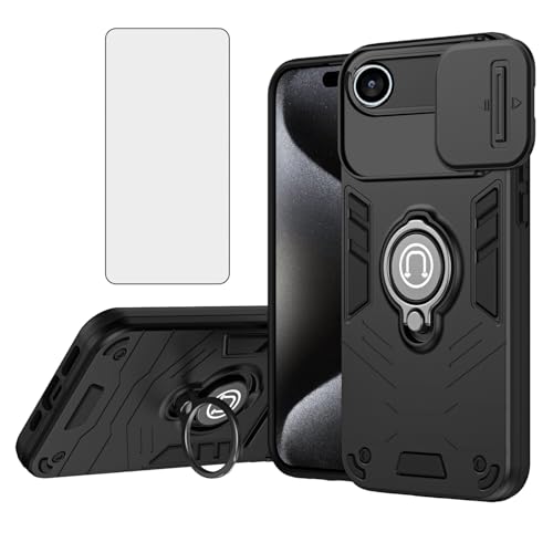 Coque iPhone 17 Air antichoc avec anneau support pour regarder vos vidéos les mains libres