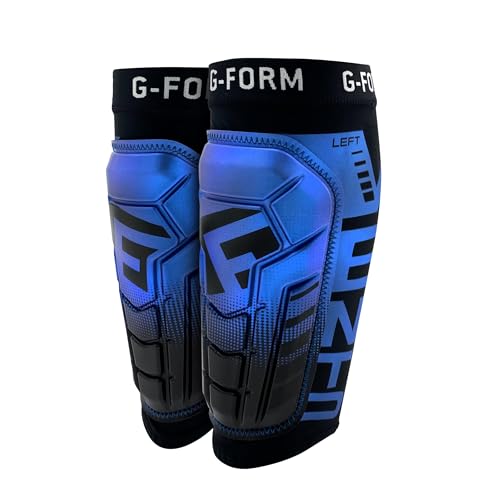 G-Form Pro-S Vento Soccer Shin Guard Large Sapphire Blue