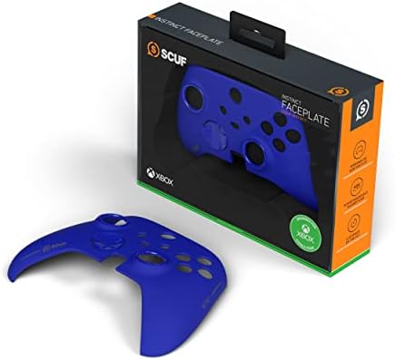 SCUF Instinct Controller Removeable Faceplate Kit - Anti Friction Rings - Xbox Series X, S, Xbox One - Blue