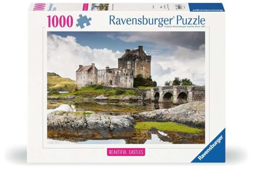 Ravensburger Puzzle 12001315, Beautiful Castles: Eilean Donan Castle, Schottland, 1000 Teile Puzzle für Erwachsene und Kinder ab 14 Jahre