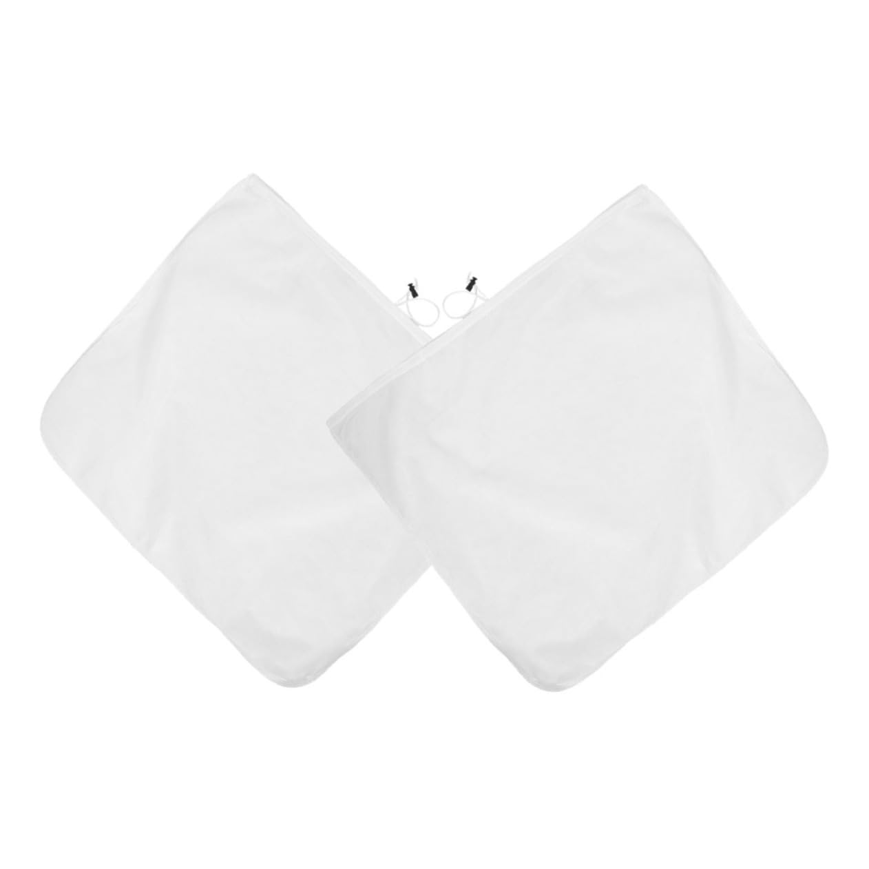 Cabilock 2pcs Reusable Nut Strainer Bags Fine Mesh Kitchen Filtering Bags for Soybean Juice Cold Brew Home Brewing Drawstring Easy to Clean