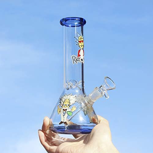The7boX Beaker Bong Glass Water Pipes with Downstem 14mm Bongs 20cm