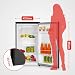 Amica Vollraum-Kühlschrank Freistehend 85x47,5x44,5 cm 90L Inverter Kompressor LED Beleuchtung Gemüseschublade Türablagen AVK 3510 SW - Schwarz