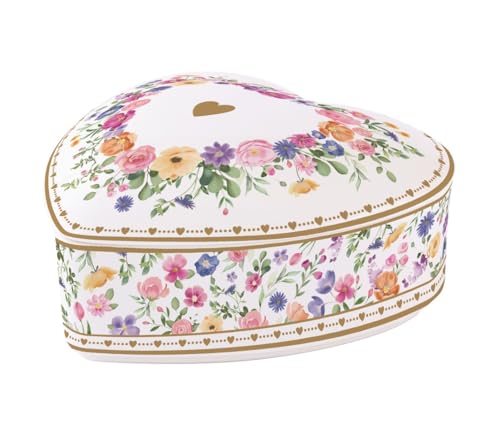 Easy Life Mon Amour MAMO3112 Boîte à bijoux en forme de cœur, porcelaine, 12 cm