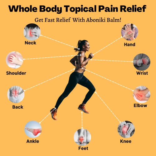 Aboniki Balm (4 Jars) – Powerful And Fast-Acting Pain Relief For Muscles, Joints, And Whole Body. Get Quick Relief With Aboniki Balm - Soothes Aches And Pains. Experience Deep Heat And Comfort #TOP3