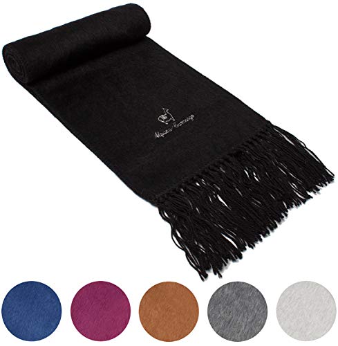 Authentic Camargo Alpaca Scarf with Alpaca Stitched Logo3