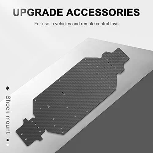 RC Car Carbon Fiber Chassis Shock Tower Set for WTY 144001 144002 LC Racing EMB-T 1/14 RC Car Car Upgrade Parts