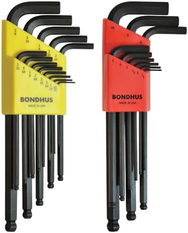 Bondhus 20199 Balldriver L-Wrench DoublePK, 10999 1.5-10mm & 1093...