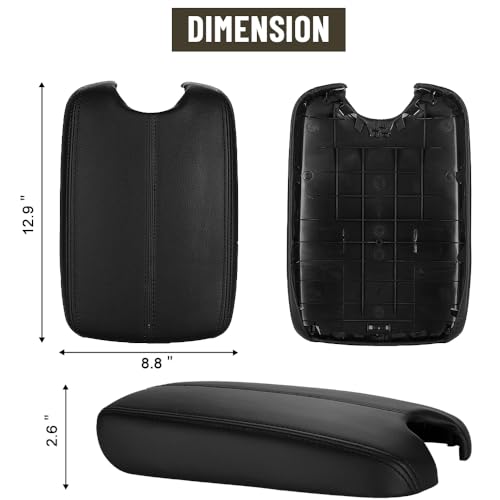 Guteauto Center Console Armrest Cover for Accord 2008-2012 Black by Guteauto - Used condition - Image 6
