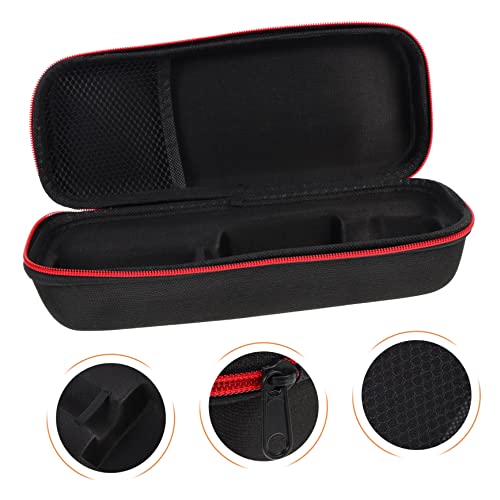 Vaguelly Wireless Microphones 2Pcs Microphone Storage Bag Portable Storage Box Wireless Mic Case Mic Storage Box With Zipper Packing Box Eva Black Outdoor Wireless Microphone #TOP3