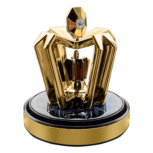 自動車用芳香剤、カーアロマディフューザー | クラウンオーナメント回転車アロマセラピー香水,SUV、スポーツカー、家庭用の長持ちする芳香剤自動車室内装飾品