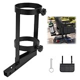 Oxygen Tank Holder for Mobility Scooter & Power Wheelchair with Storage Bag, Tool-Free Installation Compatible...