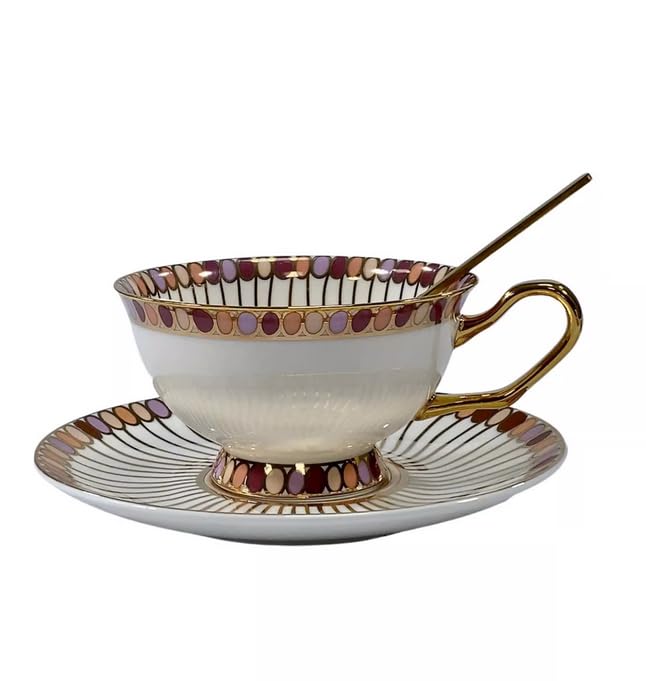 Ręcznie wykonany ceramiczny kubek do kawy kubek i spodek zestaw różowe kropki ceramika kawa herbata filiżanka i spodek zestaw talerz mleko owsiane kubek prezent ślubny