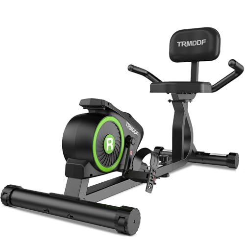 Recumbent Exercise Bike for Home Use, Magnetic Stationary Bike with
