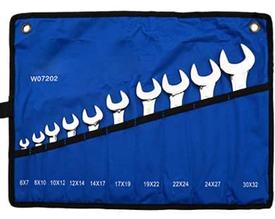 Suosi-GSCM Jeu de Clés à fourche double / 10 pièces / 6X7mm-30X32mm