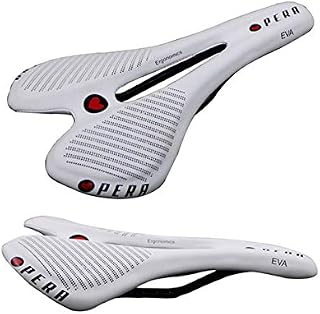 Opera Bike Saddle- Full Carbon Fiber Bike White Seat MTB Saddle Road Bicycle