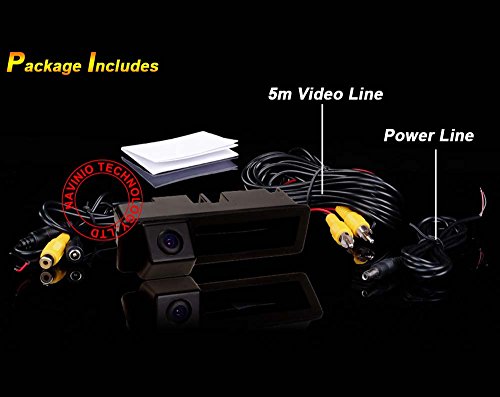 Waterproof 170 ° Reversible Vehicle Specific Handle Integrated in Luggage Handle Reversing Rear View Camera Reversing Camera for VW Tiguan Touareg Golf VI Variant A3 A4 A6L A8 - Image 4