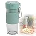 Batidora de vaso para smoothie Maker To Go pequeña, 300 ml, batidora portátil para batidos - picadora eléctrica con batería recargable con USB, 4 cuchillas de acero inoxidable