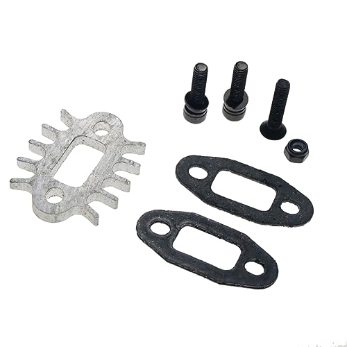 FLMLF Exhaust Pipe/Tuned Pipe Gasket Set for Zenoah CY 23cc~36cc Engine for 1/5 Hpi Rofun Rovan Km Baja Losi 5ive T Goped Redcat Rcmk Mcd Fg Rc Car...