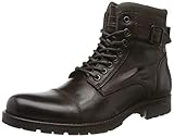  JACK & JONES Herren JFWALBANY Leather Biker Boots, Braun (Coffee Bean Coffee Bean), 43 EU