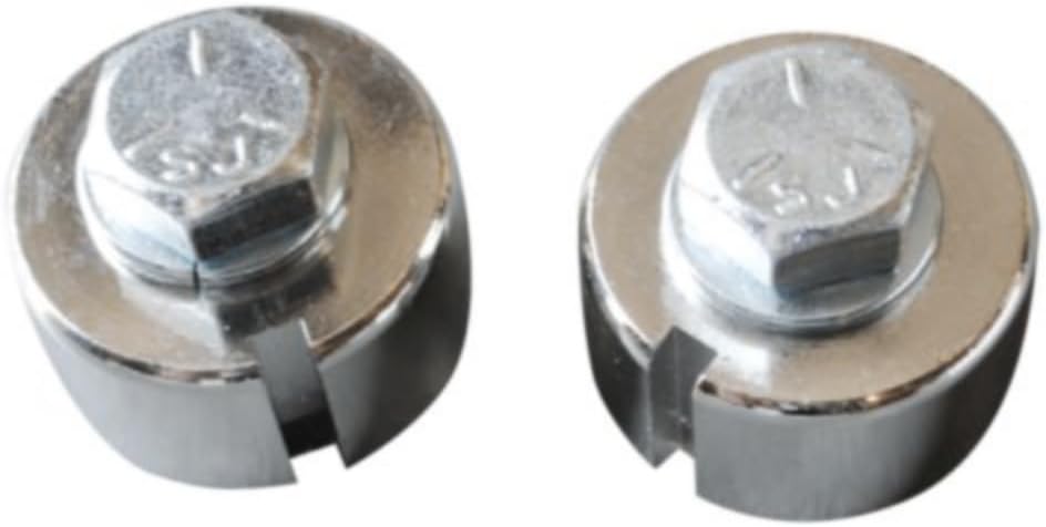 Trunnion for Truck for C15/C1500 Pickup for C25/C2500 Pickup for K15/K1500 Pickup for K25/K2500 Pickup for C10 for C10 Pickup for K10 Truck Stepside Tailgate Trunnion Hinge Set (Silver Steel)