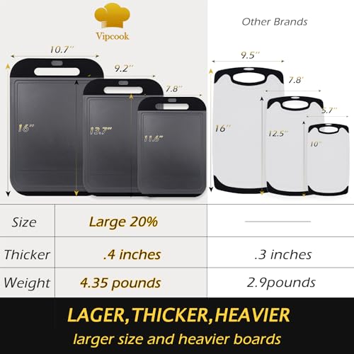 Plastic-Cutting-Boards-for-Kitchen-3Pcs-Set-Larger-Chopping-Board-Dishwasher-Safe-with-Easy-Grip-Handle-Juice-Grooves-100-BPA-Free-Non-Slip-Knife-friendly-Meat-VegetablesFruit-BlackGray