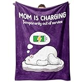 Picture of Craftique Christmas/Birthday Gifts for Mom- Soft Blanket with Funny Design- New Mom Gifts, Practical Blanket Throw for Napping Travel, 60"*50"