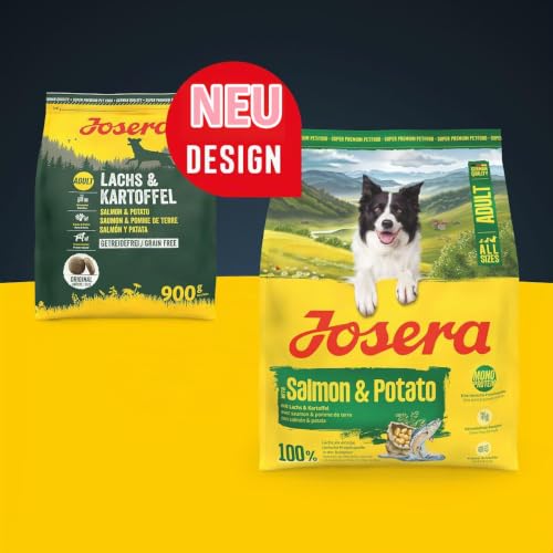 JOSERA Lachs & Kartoffel (5X 900 g) |Trockenfutter für Erwachsene Hunde