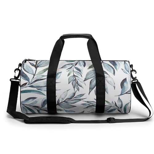 Duffel bag feuille verte grise sac de sport et de voyage multi-activités