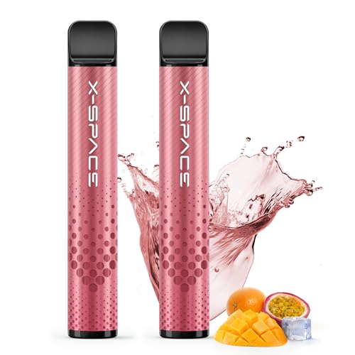電子タバコ シーシャ ベイプ 使い捨て vape 持ち運び便利 大容量 禁煙グッズ 水蒸気タバコ 爆煙 フレーバースティック ニコチンなし タールなし X-SPACE 任意2風味
