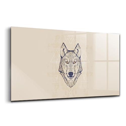 Verre colore moderne 100x50cm Wallfluent pour illuminer un salon sombre